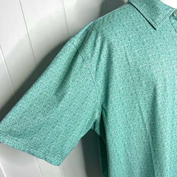 Genteal “Green Golf” Brrr Printed Performance Polo Shirt - Picture 7 of 11